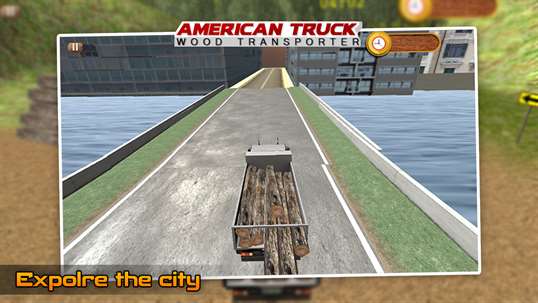 American Truck Wood Transporter - Cargo Truck screenshot 3