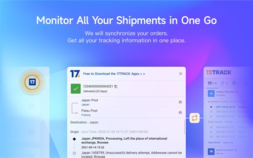 17TRACK - All-in-One Real-Time Package Tracker