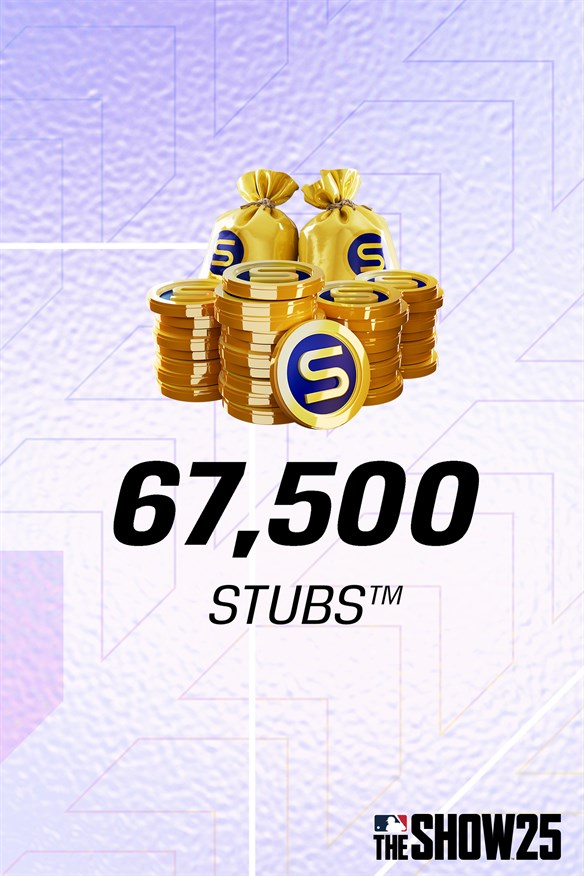 Stubs (67,500) for MLB The Show 25 Xbox Series X|S and Xbox One cover art