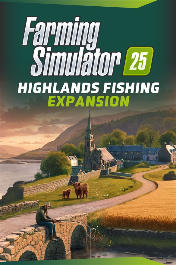 Farming Simulator 25: Highlands Fishing Expansion (PC) Xbox Series X|S and Xbox One cover art