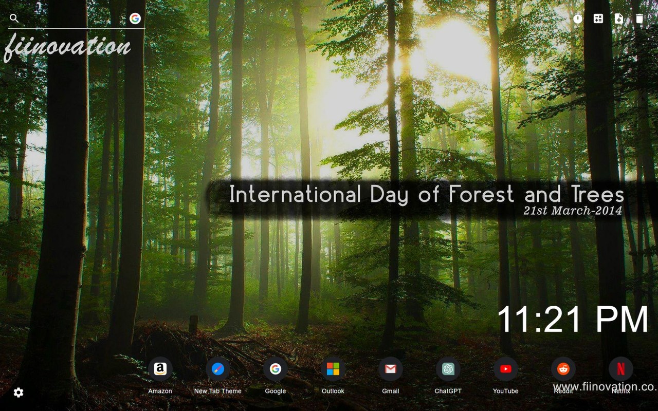 International Day Of Forests New Tab