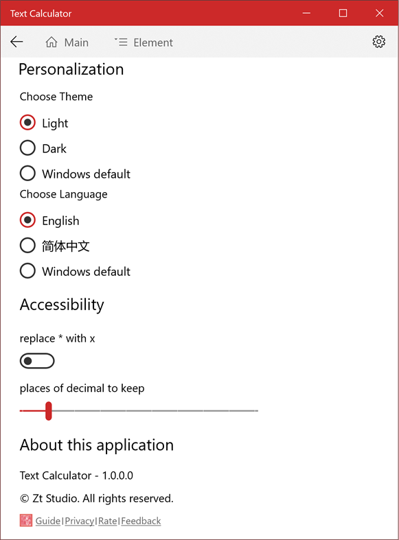 #3. Text Calculator (Windows) Podle: Zt_Studio