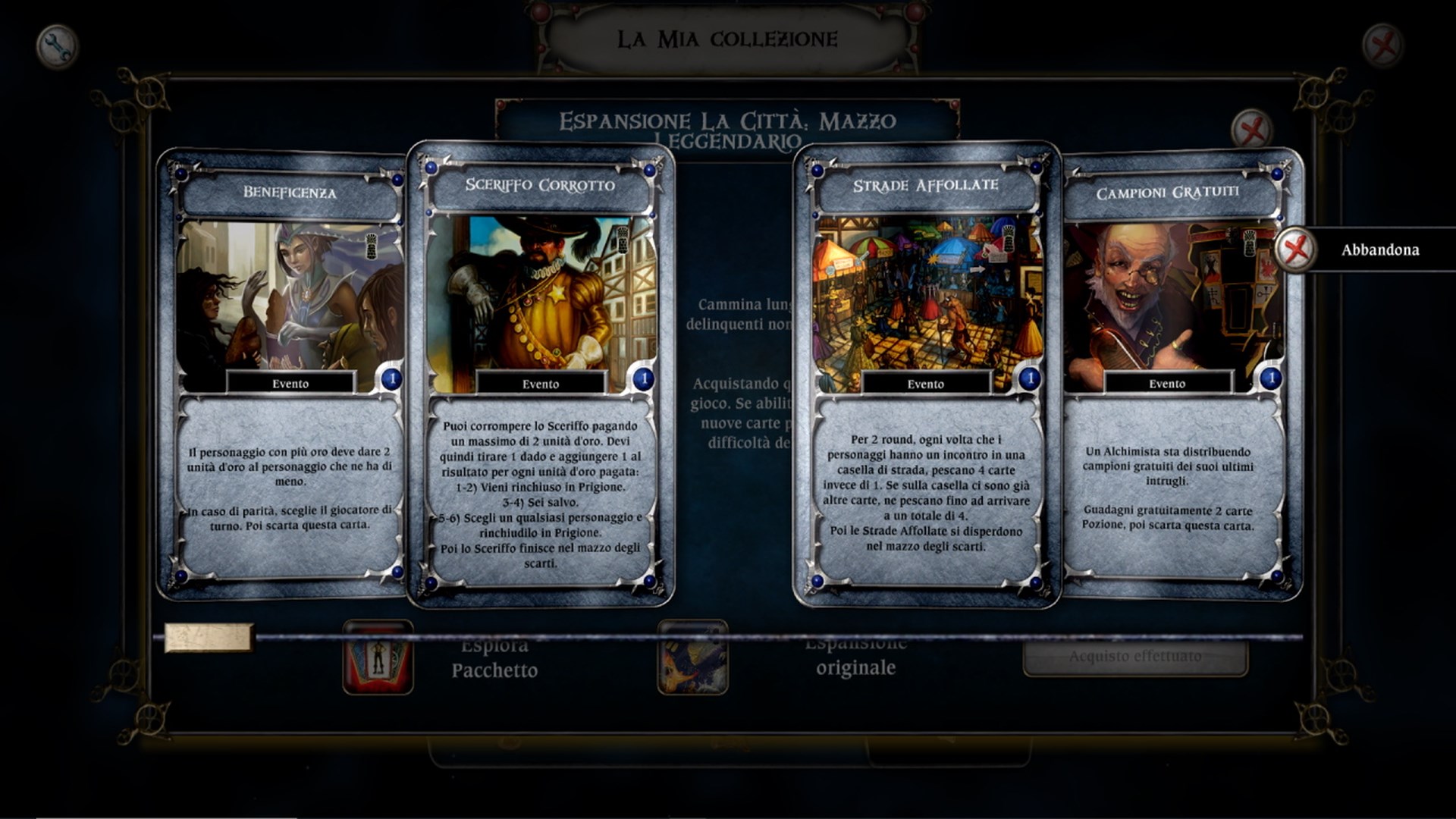 Talisman - The City Expansion: Legendary Deck | Xbox | Chiave | Privato