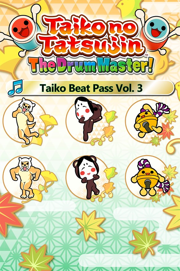 Taiko no Tatsujin: The Drum Master! Beat Pass Vol. 3 Xbox Series X|S and Xbox One cover art