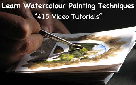 Learn Watercolour Painting Techniques Screenshots 1