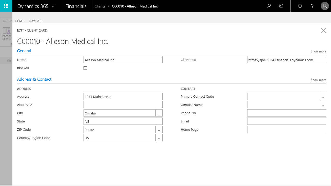 Snapshot 2 of Accountant Portal