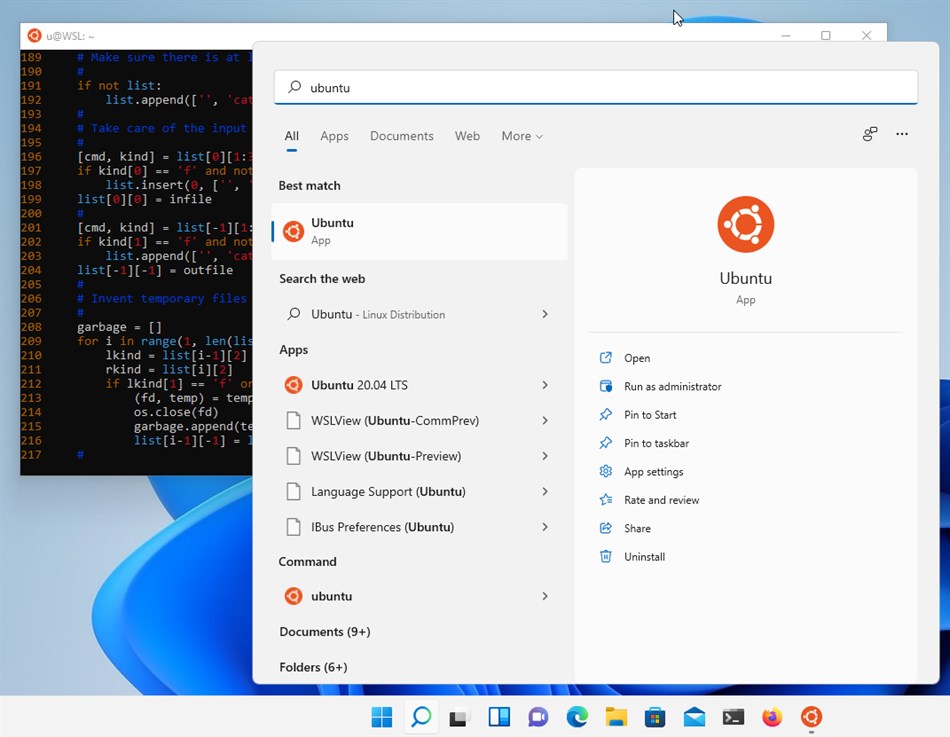 Ubuntu 22.04.5 LTS (Windows) 由: Canonical Group Limited