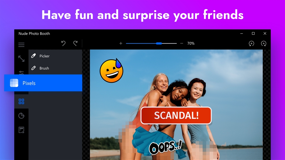 Download Nude Photo Booth – Pic Editor add blurring effects to make funny  pictures Free for Windows - Nude Photo Booth – Pic Editor add blurring  effects to make funny pictures PC