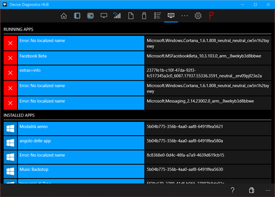 Device Diagnostics HUB screenshot 3