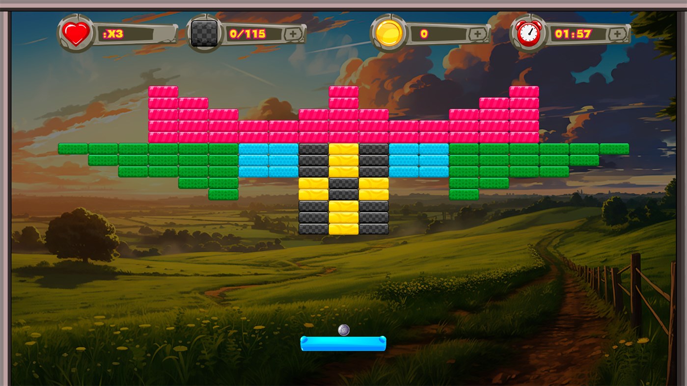 #3. BREAKING BRICKS 3 IN 1 (Xbox) Podle: YUME GAME STUDIO