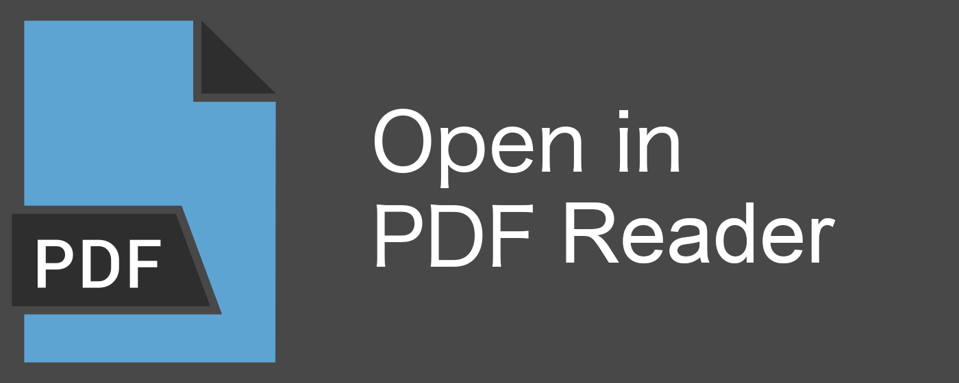 Open in PDF Reader