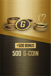 PUBG: удвоение G-Coin I (500 + 500 бонусных)