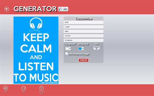 Keep Calm Generator screenshot 2