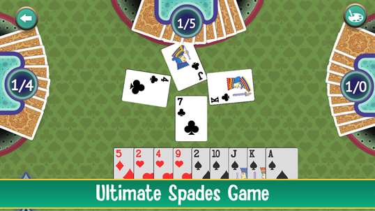 Spades Card Game HD screenshot 5