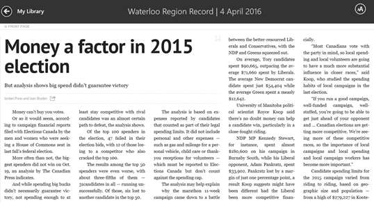 Waterloo Region Record screenshot 2