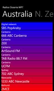 Radios Oceania screenshot 1