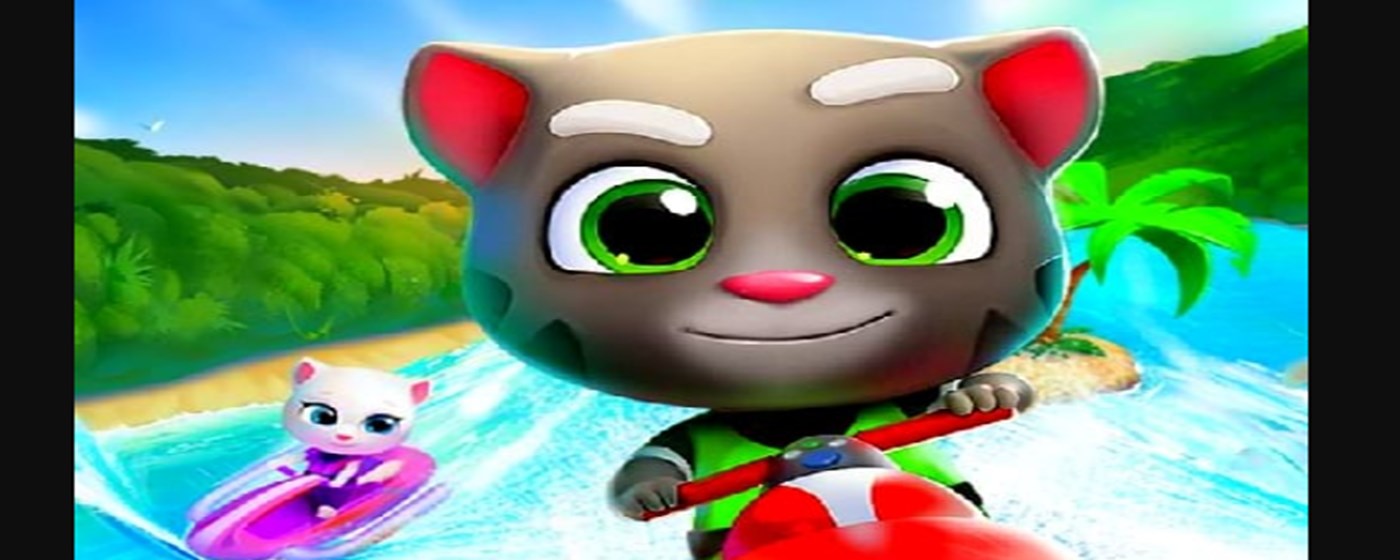 Cartoon Talking Tom Jigsaw Puzzle Game marquee promo image