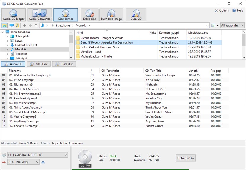 EZ CD Audio Converter Free_3