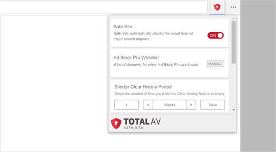 Total AV Safe Site screenshot 3