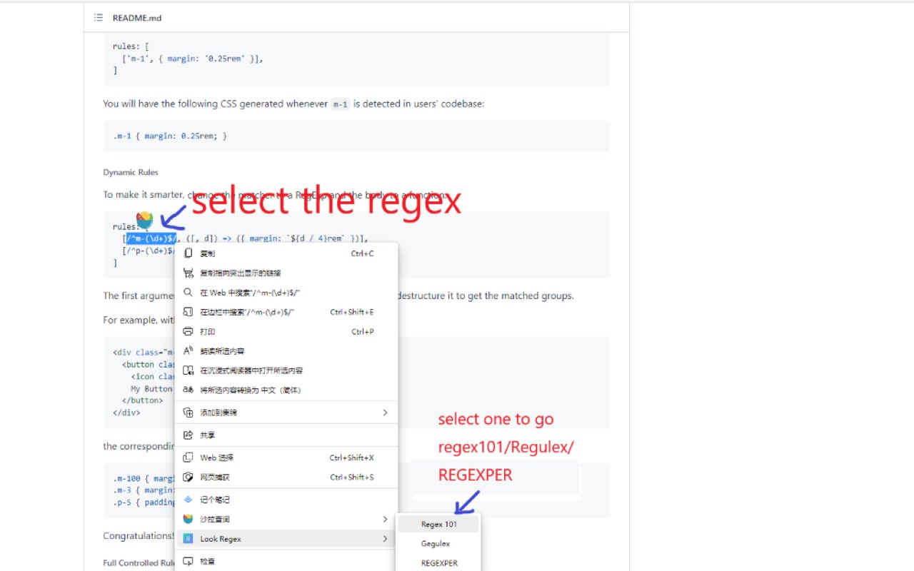 Look Regex