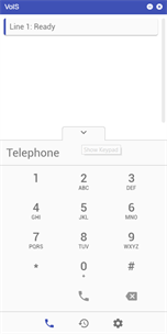 VoIS Softphone screenshot 2