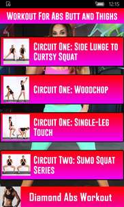 Workout For Abs Butt and Thighs screenshot 2