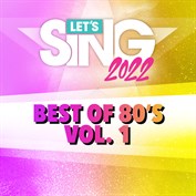 Let's Sing 2022 Best of 80's Vol. 1 Song Pack