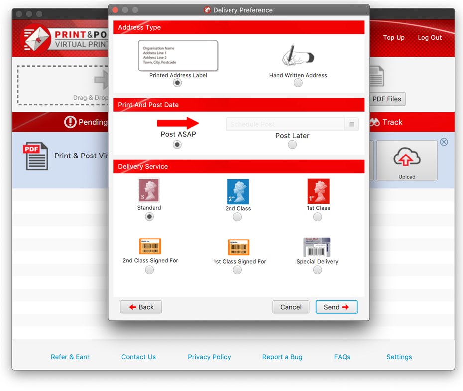 #5. Print and Post - Virtual Printer (Windows) 来自: Managed Mail Service Ltd