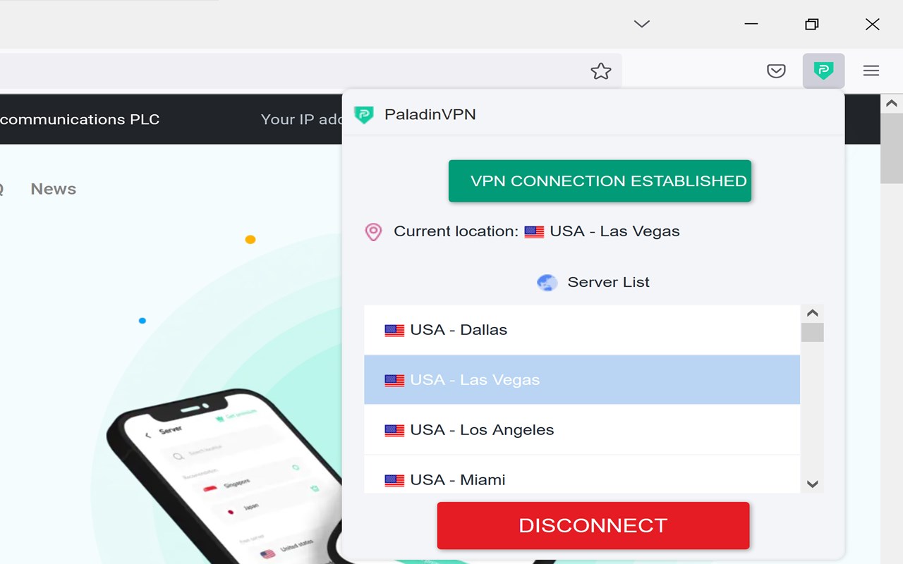 PaladinVPN - 100% Unlimited Free VPN Proxy