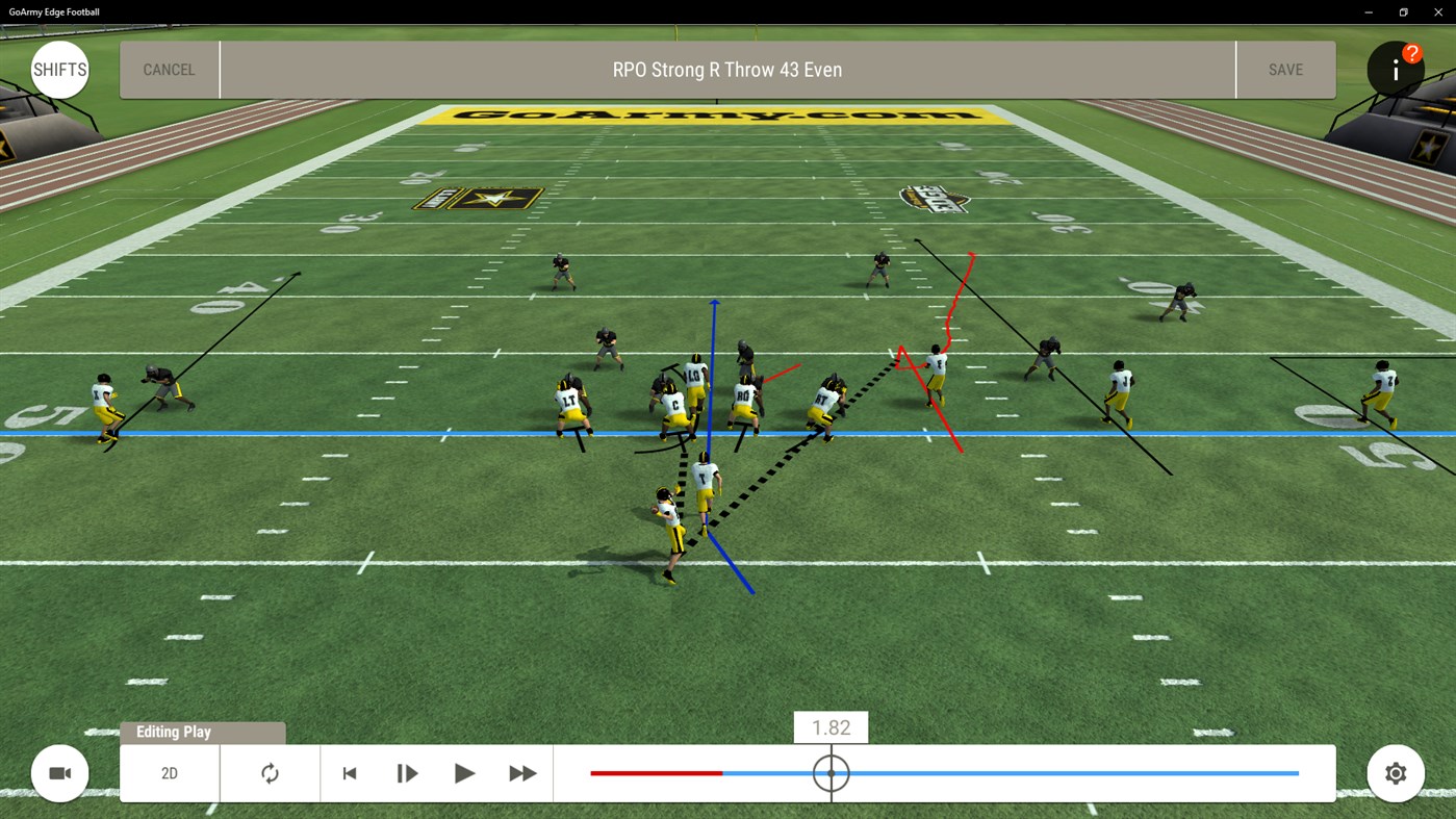#5. GoArmy Edge Football (Windows) Przez: Army Game Studio