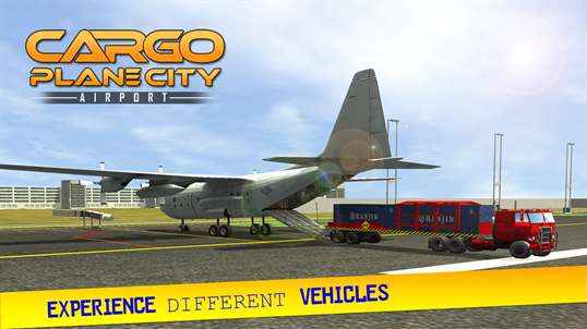Cargo Plane City Airport - Truck Forklift Flight screenshot 5