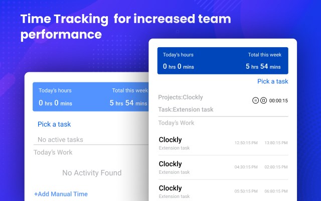 Time tracking tool - Clockly by 500apps