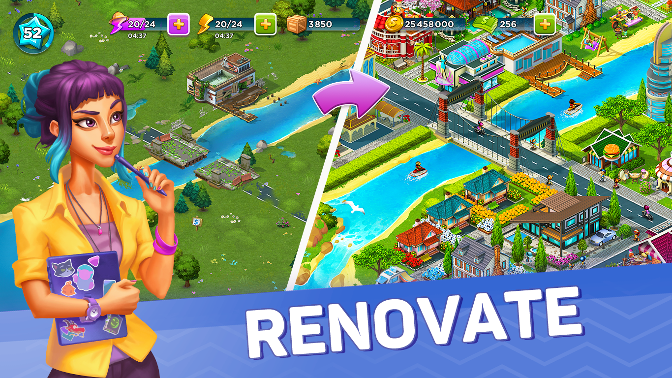 Super City — Building Game Sim Island Paradise – Приложения на Microsoft