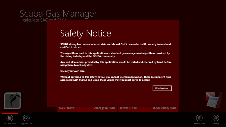 Scuba Gas Manager - PC - (Windows)