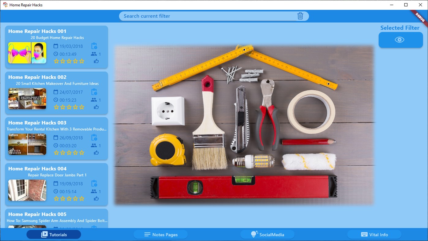 #2. Home Repair Hacks (Windows) Göre: Crafty Crafting Apps