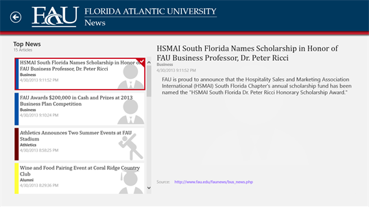 Florida Atlantic University screenshot 2