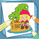 Paint pirates: learning game for children