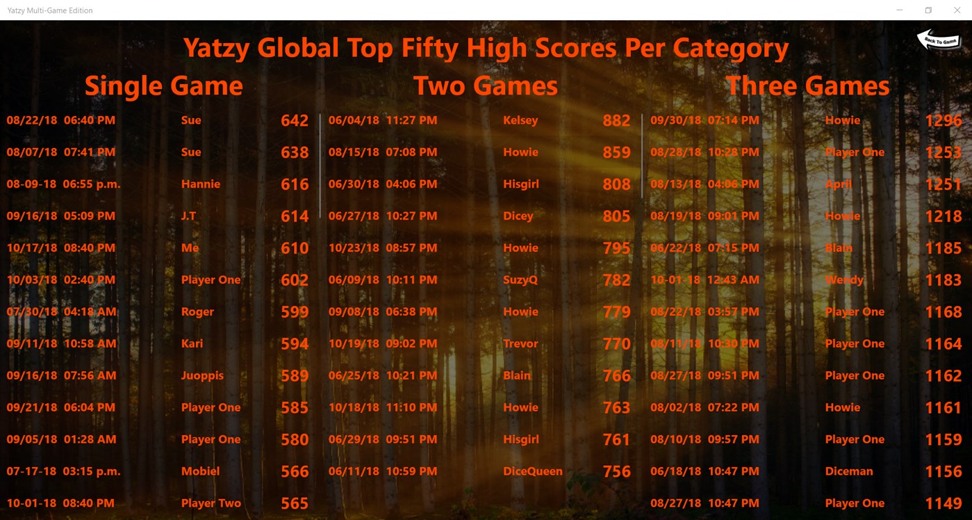 #3. Yatzy Multi-Game Edition (Xbox) By: Site Sculptors