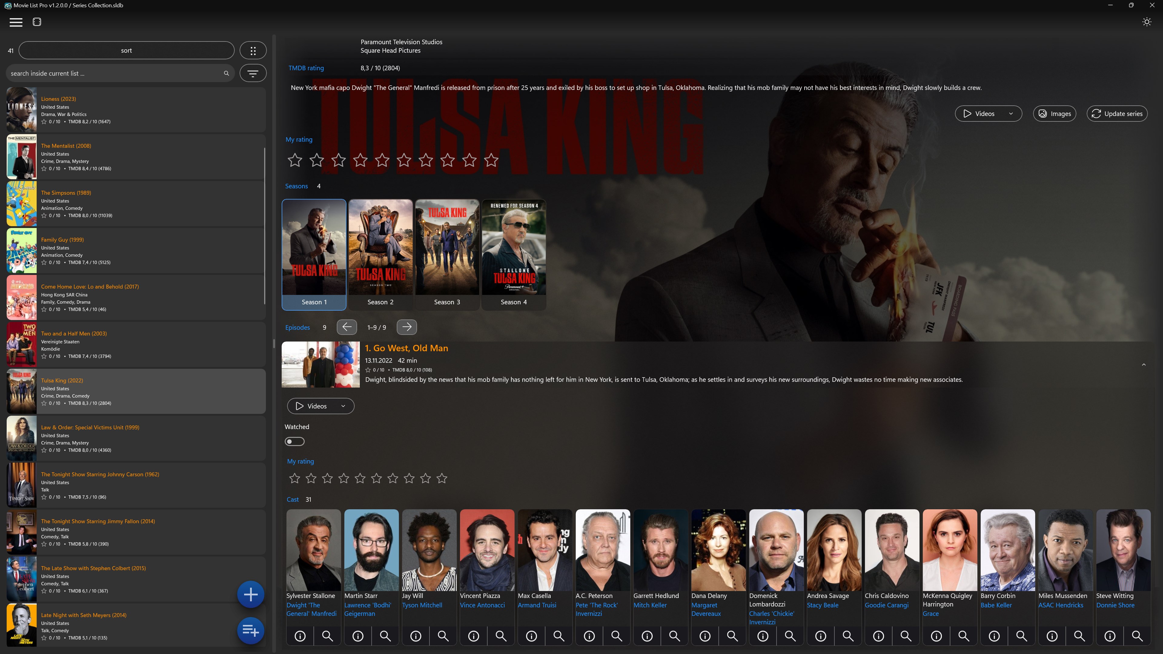 Movie List screenshot