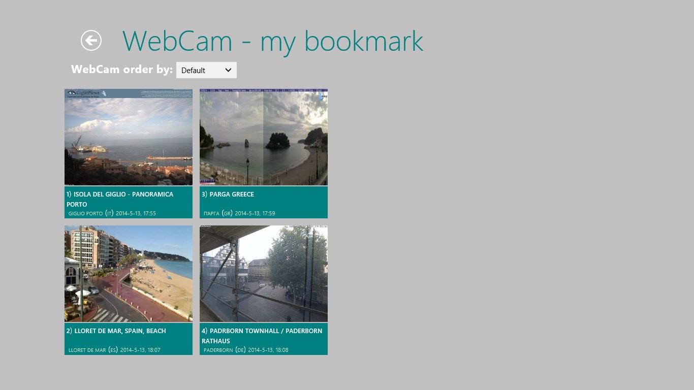 Cam finder for Windows 10