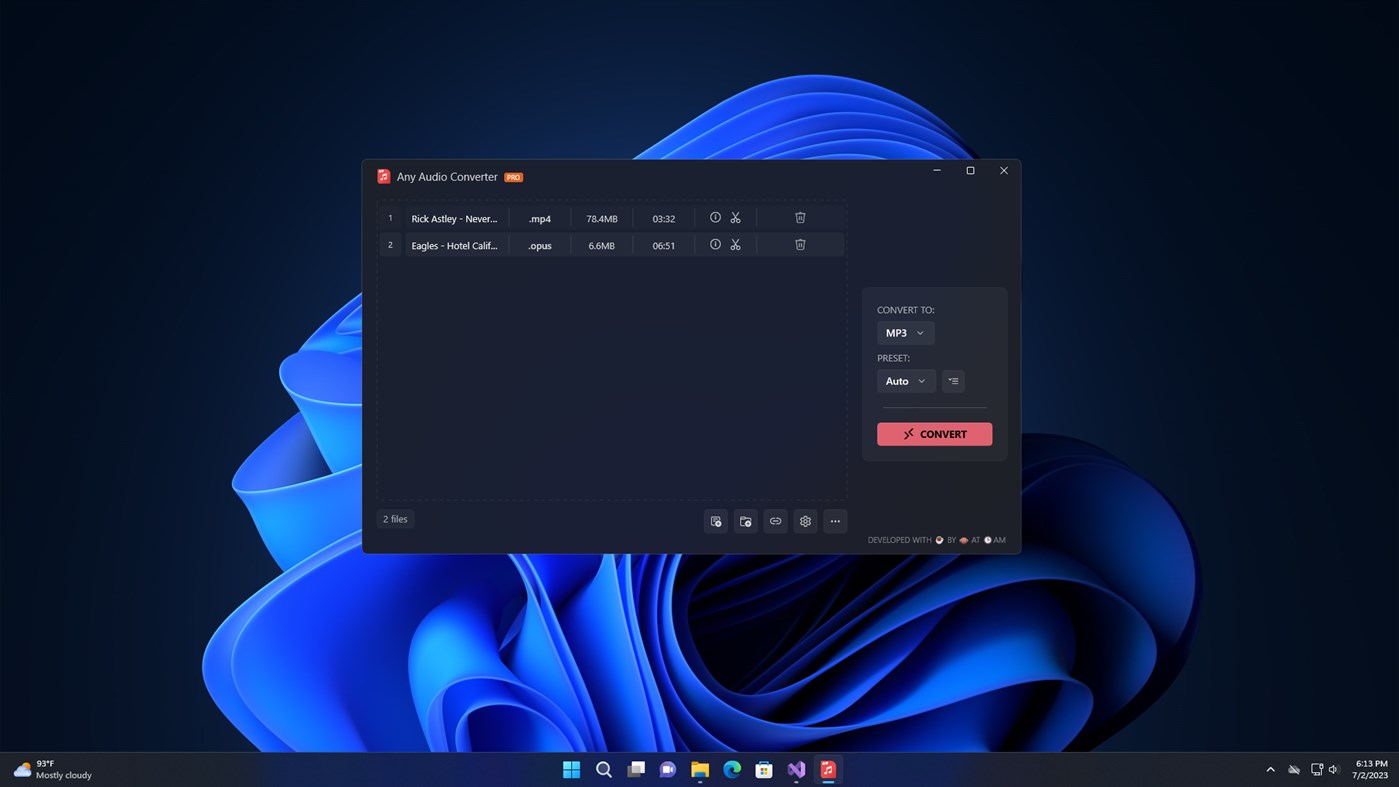 #4. Audio Converter - Any Audio Converter (Windows) Bởi: 3AM Apps