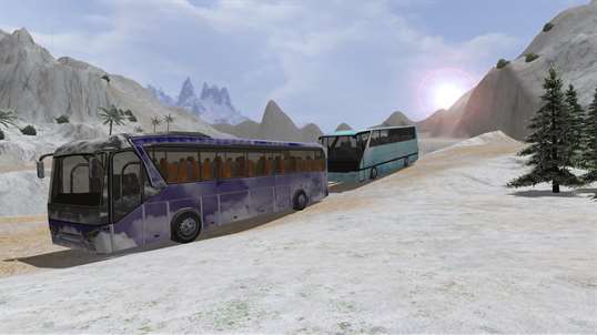 Offroad Snow Bus Driving Simulator screenshot 1