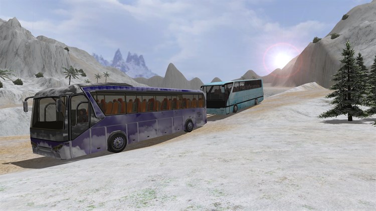 Offroad Snow Bus Driving Simulator - PC - (Windows)