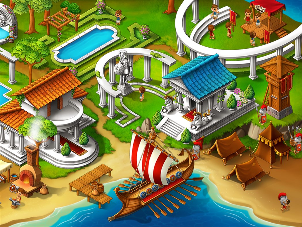 #2. LEGEND OF ROME - THE WRATH OF MARS - MATCH 3 (Windows) โดย: magnussoft Deutschland GmbH