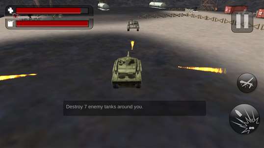 Tank Mission 3D screenshot 1