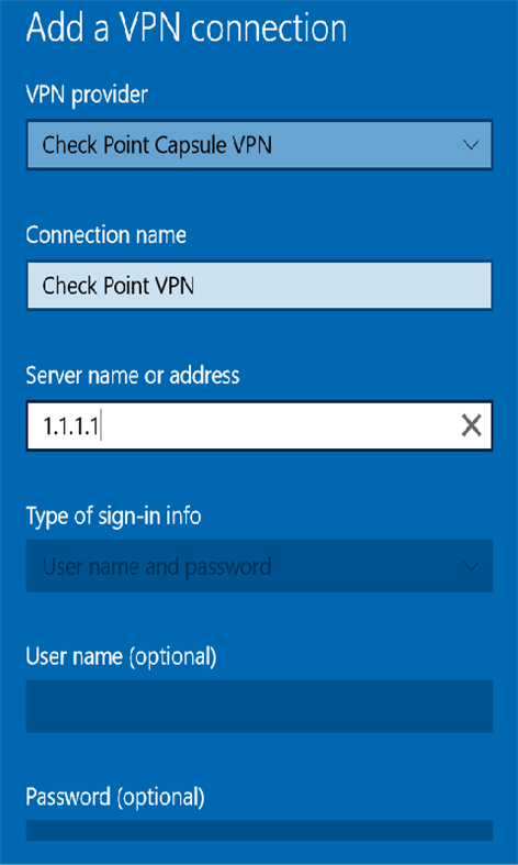Check Point Capsule VPN Screenshots 2