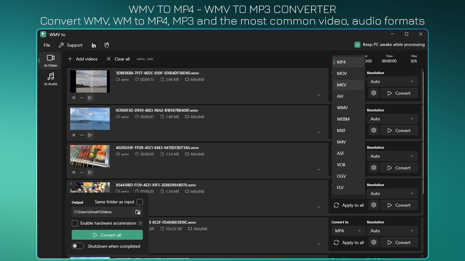 WMV to MP4 - WMV to MP3 — скачайте и установите в Windows | Microsoft Store