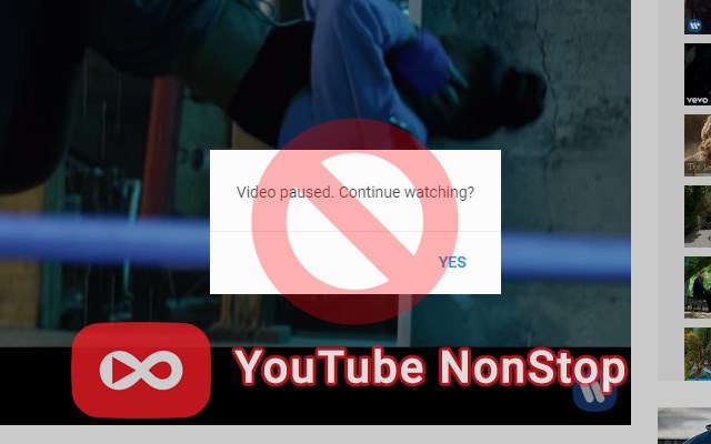 YouTube no-stop