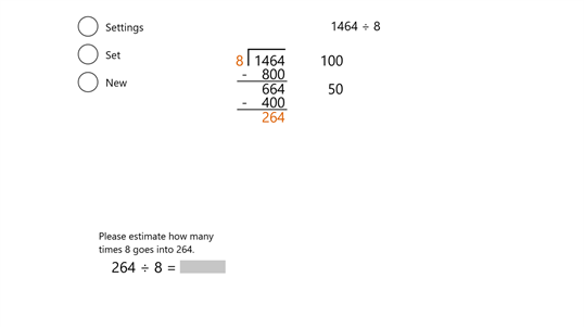Partial Quotients Division screenshot 1