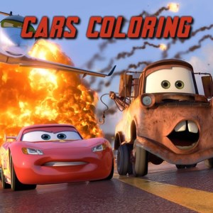 Cars Cartoon Coloring Game